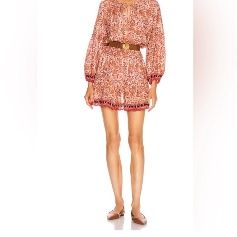 Natalie Martin Red and Pink Maggie Dress